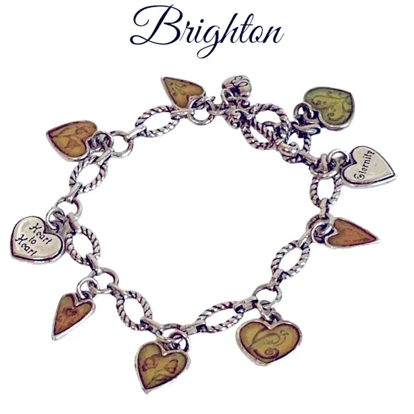 Brighton Jewelry Brighton Piccadilly Heart Floral Charm